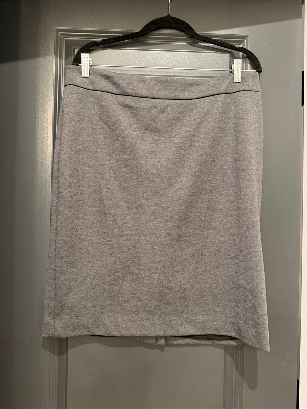 Jones New York Collection Classic Grey Women's Knit Skirt